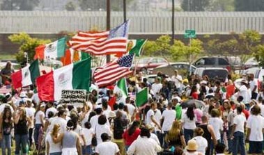 美国墨西哥边界高清 美国墨西哥告中国