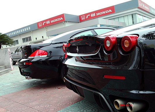 那个激情的夜晚 宝马M6狂飙法拉利F430 转贴