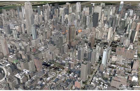 谷歌推360度视角地图搜索