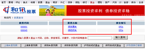 和讯新版股票代码查询系统4月27日隆重上线